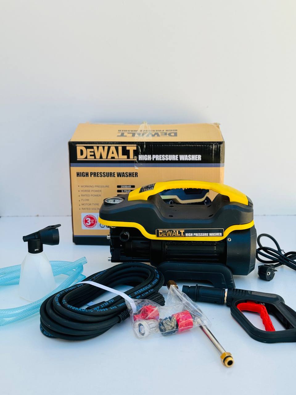 کارواش دینامی دیوالت250بار3000وات مدلDS375