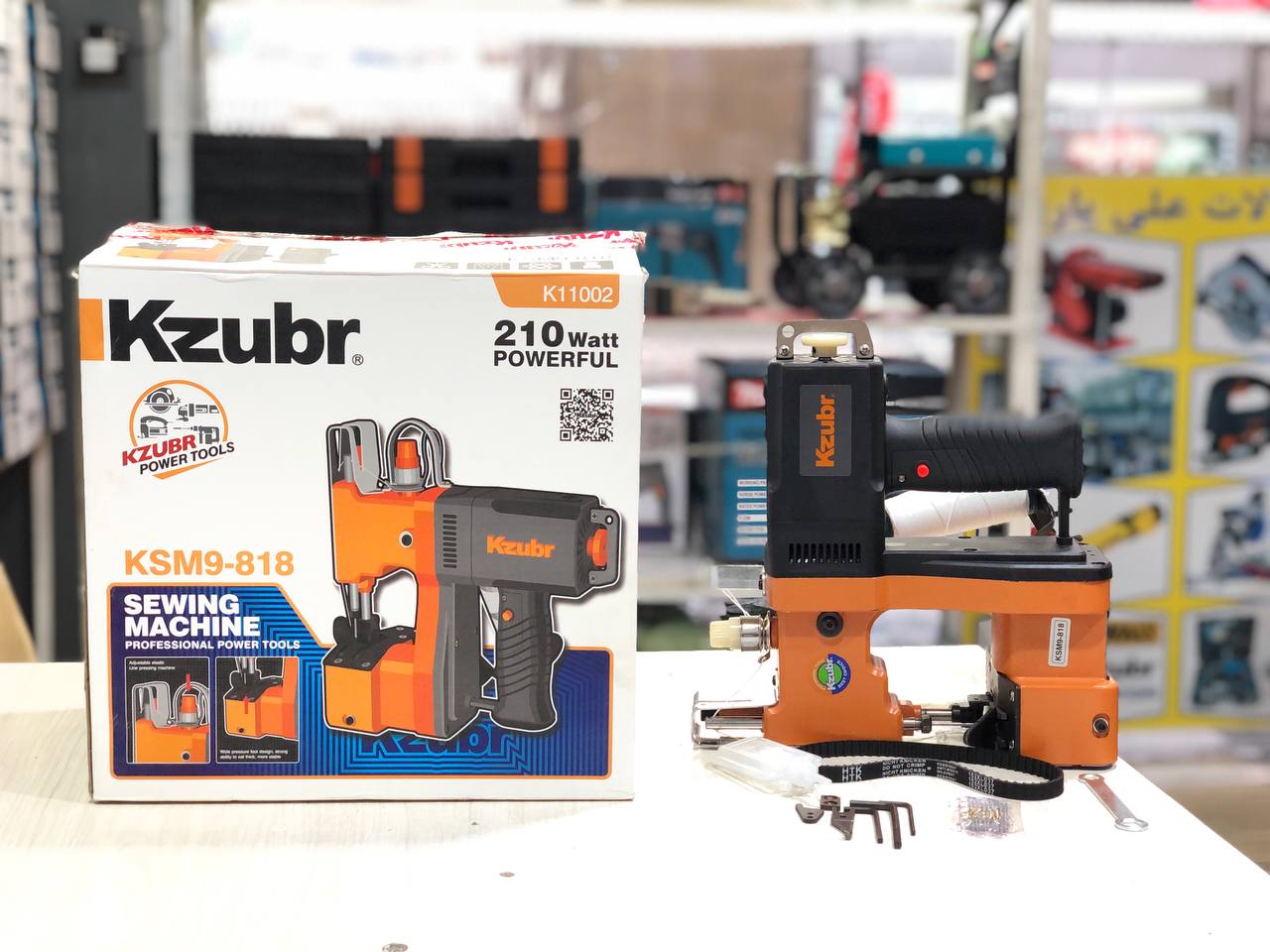 دستگاه گونی دوز برقی مارک زوبر مدلK11002 ظرفیت210وات