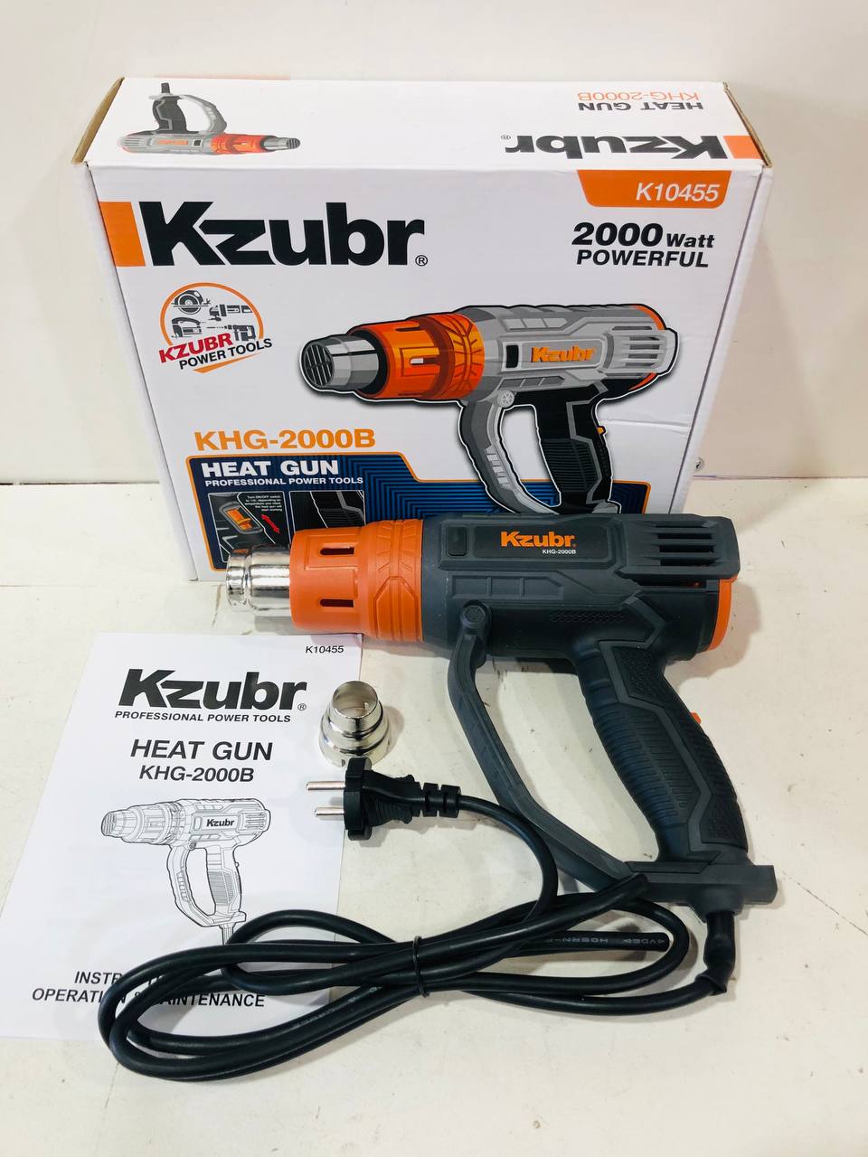 سشوار صنعتی زوبر مدلKHG-2000Bوات  ۲۰۰۰